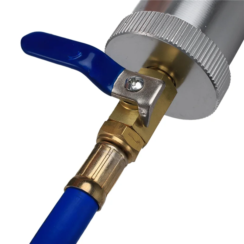 AB47-Dye Injector Air Conditioning Car Oil Injection R12 R134A R22 Dye Injection 2 Ounce Pure Liquid Coolant Filler Tube