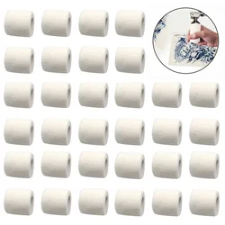 1/6/12/24/32/48 pcs White Color Tattoo Bandage Anti-slip Athletic Nonwoven Disposable Waterproof Self-adhesive Elastic Bandage