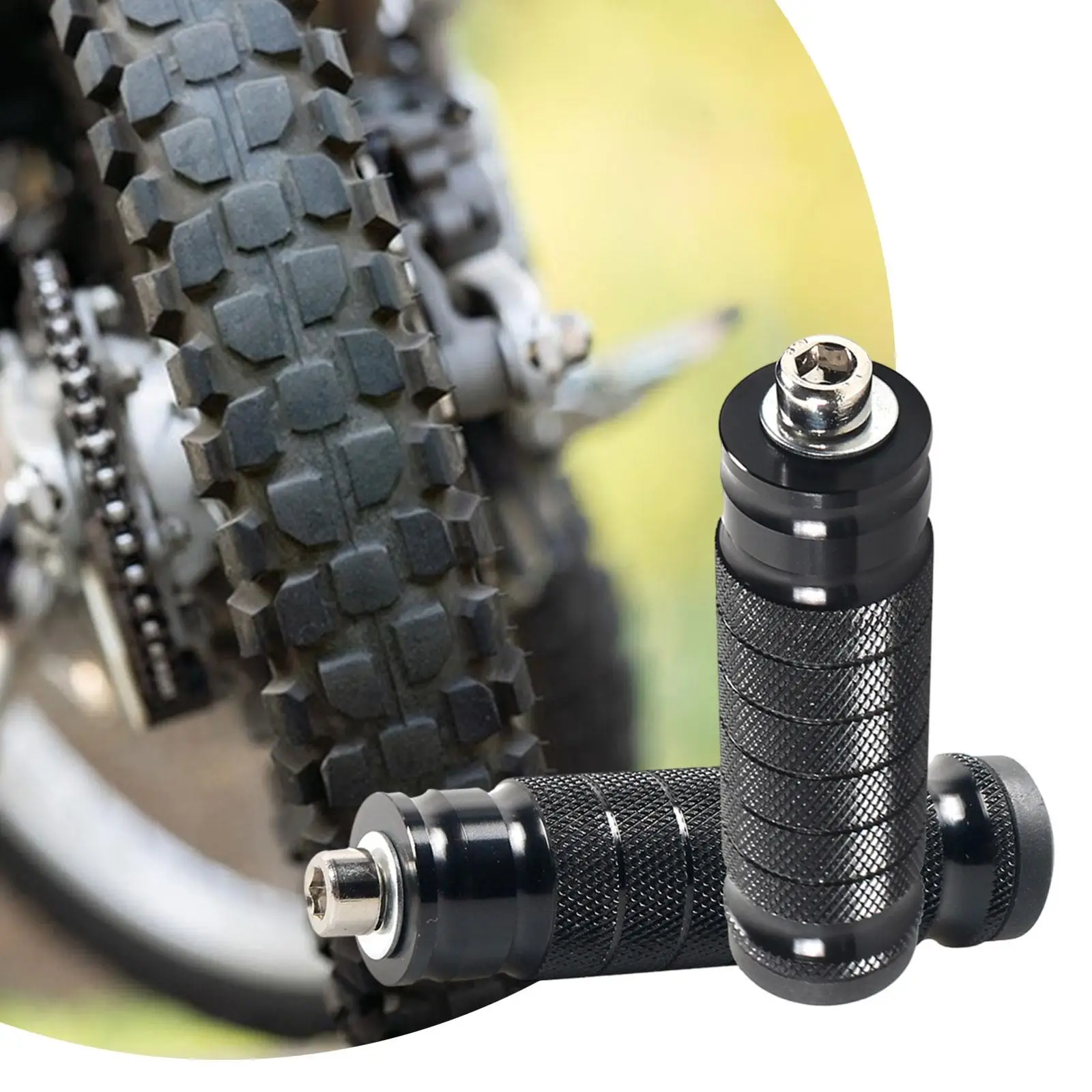 2 Parça Genel Motosiklet Arka Ayak Dayanağı Mandal Uzunluğu 10 cm Sağlam Kaymaz