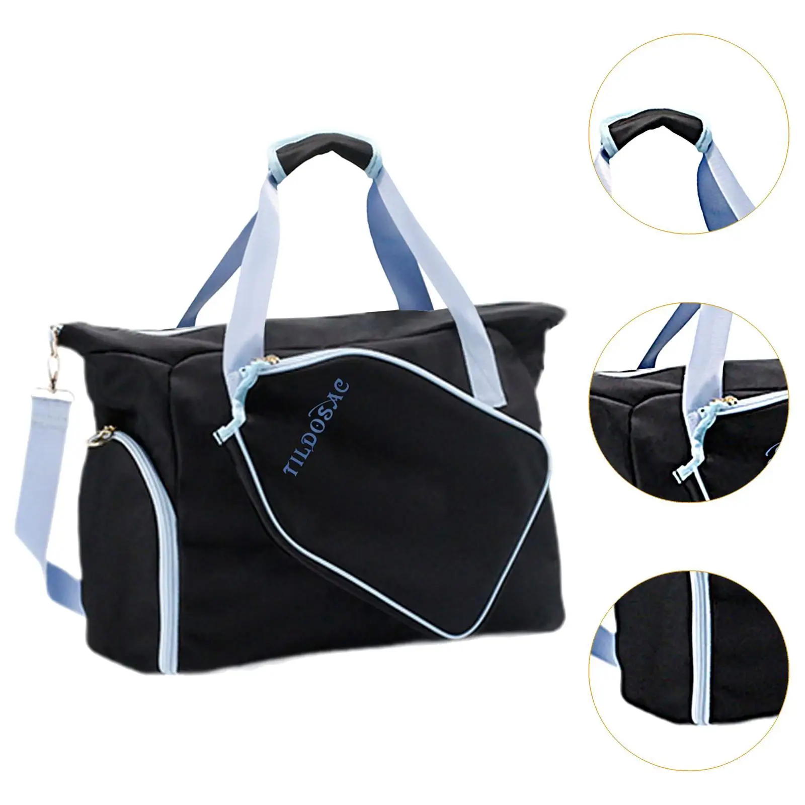 

Pickleball Racket Bag Lightweight Gym Bag Shoulder Bag Pickleball Paddle Bag