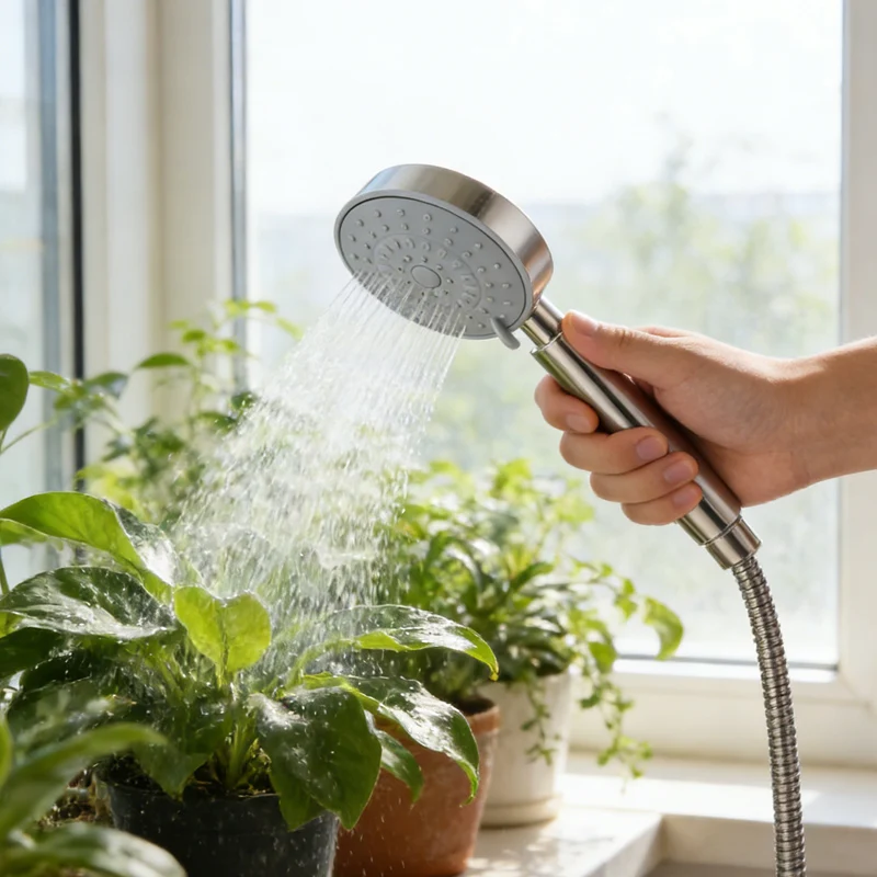 

Household Bath Water Heater Shower Head Pressurized Showerhead Adjustable Water Saving Sprayer 3 Modes Showerhead Shower Sets