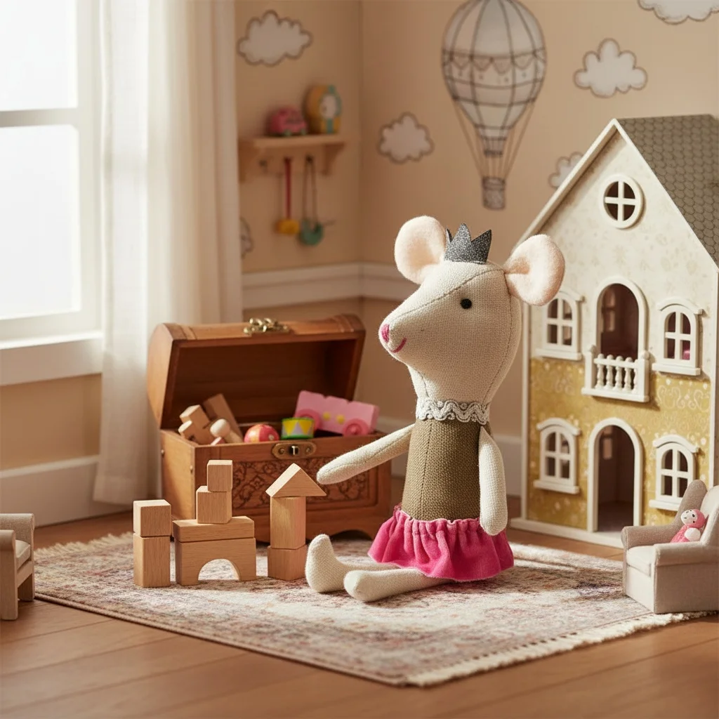 Cute little mouse  plush toys 17cm Stuffed Plush Animal Baby Toys doll baby accompany sleep toy gifts For kids