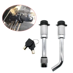 Tow bar tongue hitch pin lock locks removable trailer ball mount 5/8