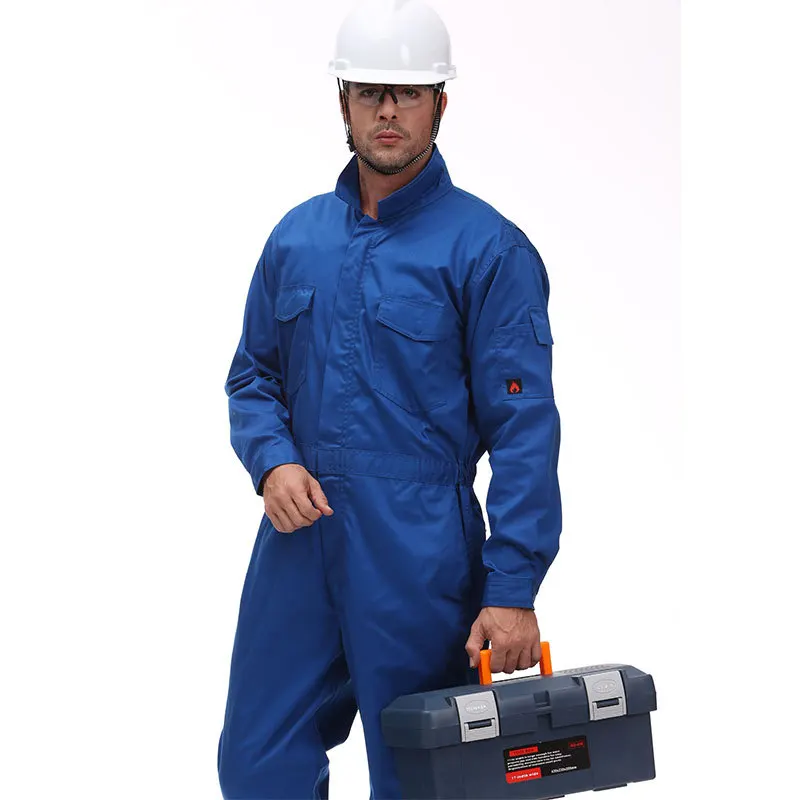 

Men's jumpsuit set, comfortable, breathable, repair workshop work clothes, dirt resistant protective clothing