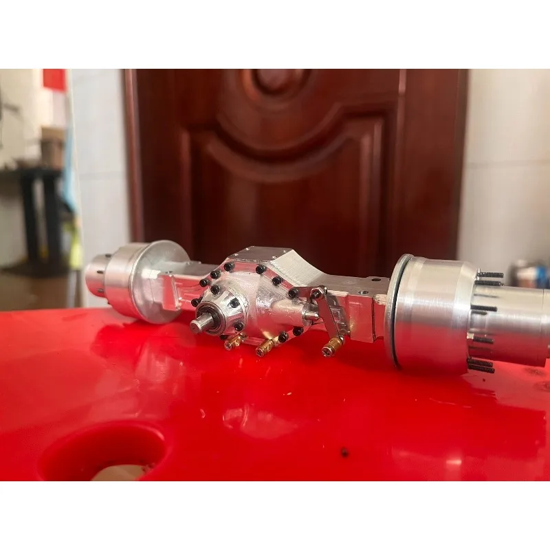 سبائك الألومنيوم CNC المحور الأمامي/الخلفي لتخفيض العجلات ل 1/14 تاميا مركبة يتم التحكم بها عن بُعد سكانيا 770S فولفو مرسيدس بنز أكتروس مان قطع غيار السيارات