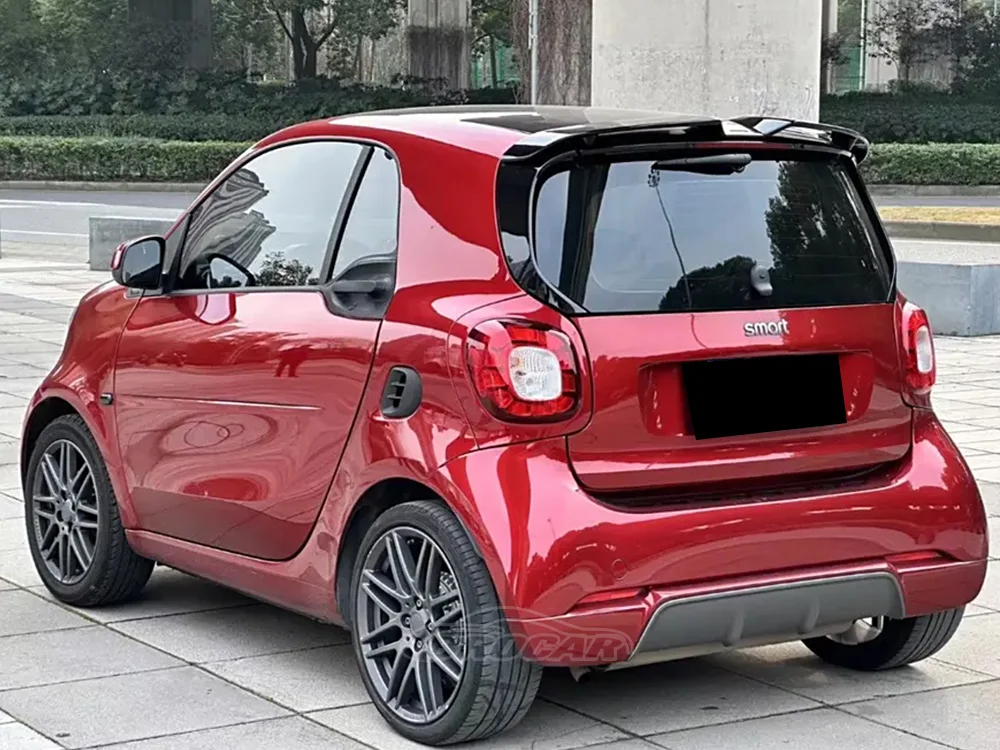 For Mercedes-Benz Smart Fortwo Forfour 453 Roof Spoiler High Quality ABS Plastic Gloss Black Spoiler Trunk Boot Wing Spoiler