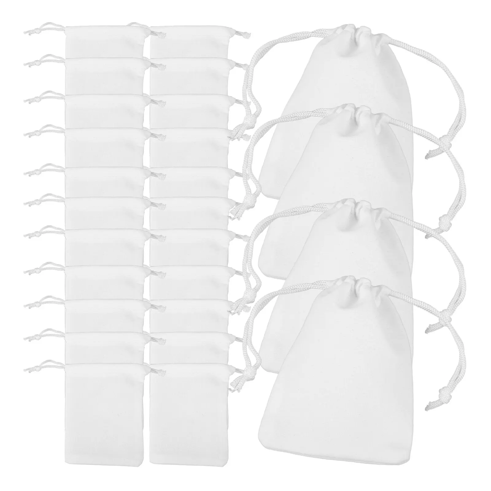 

60 шт. стильных маленьких мешочков для украшений на шнурке, подарочные пакеты для свадебных конфет, сувениров для вечеринок, хранения серег, ожерелий, браслетов