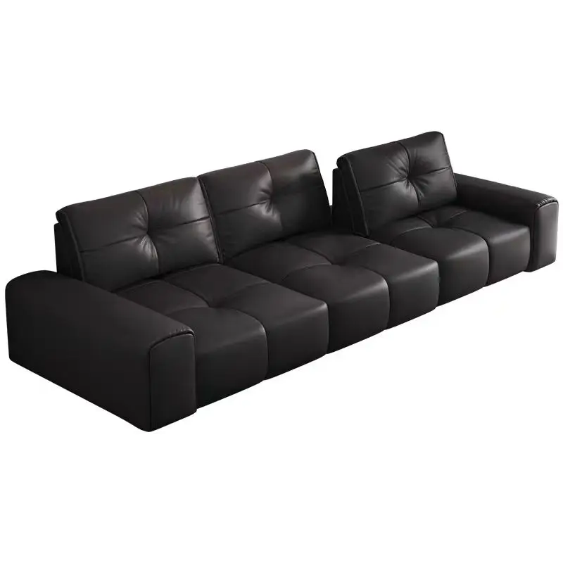 

！@2025 Cheap High-end Modern Italian Leather Sectional Couch for Living Room High-end Leather Sofa Set for Home & Hotels