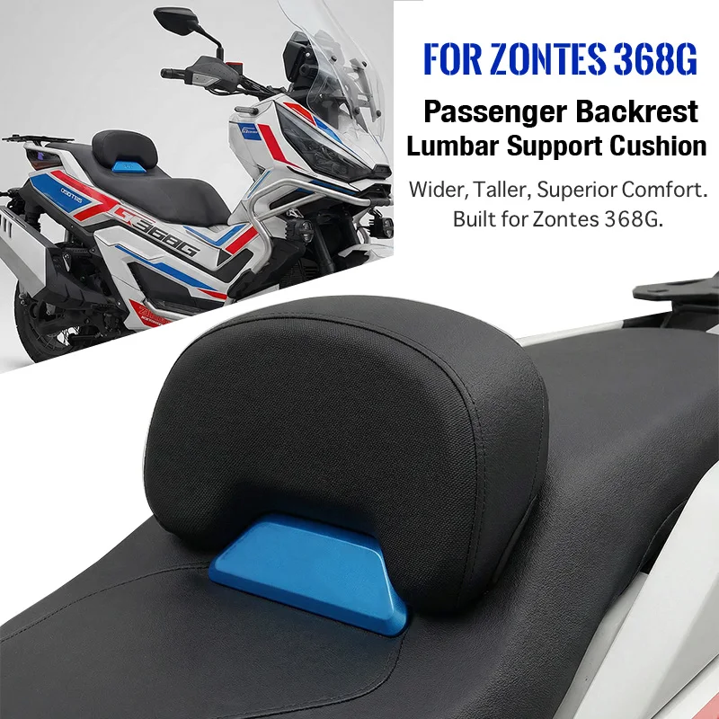 

For Zontes 368G ADV Passenger Backrest Lumbar Support Cushion Back Support Pad Rear Seat Motorcycle Accessories