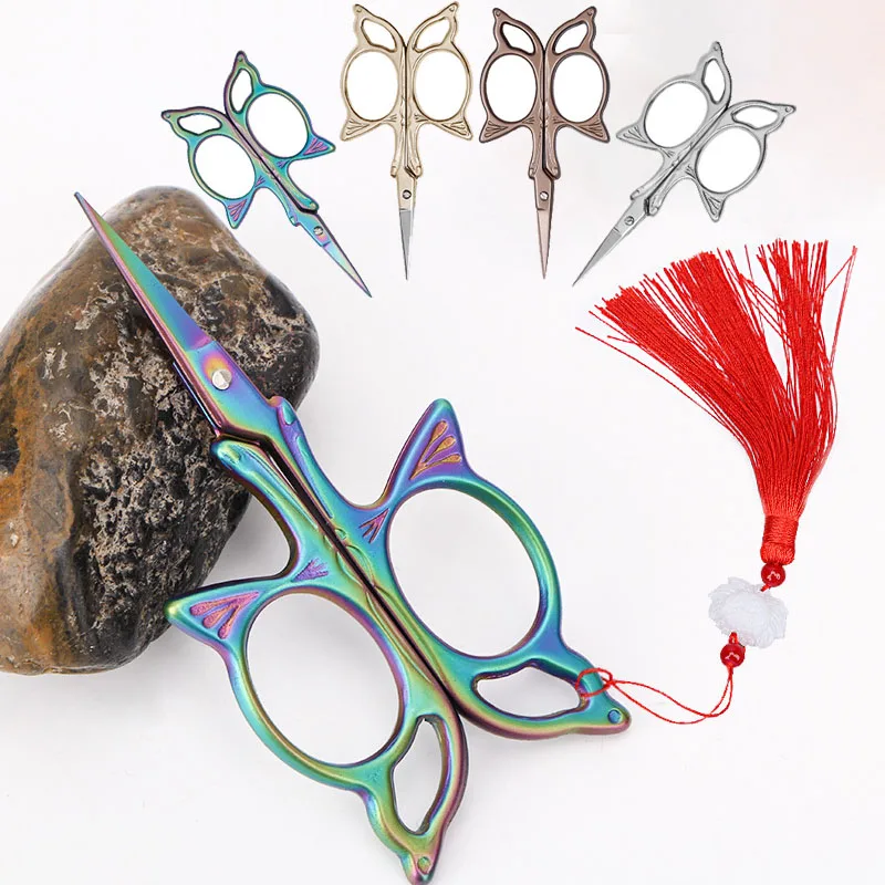 

Butterfly Shaped Stainless Steel Scissors, Professional Tailoring Scissors, Beautiful and Sharp Crafted