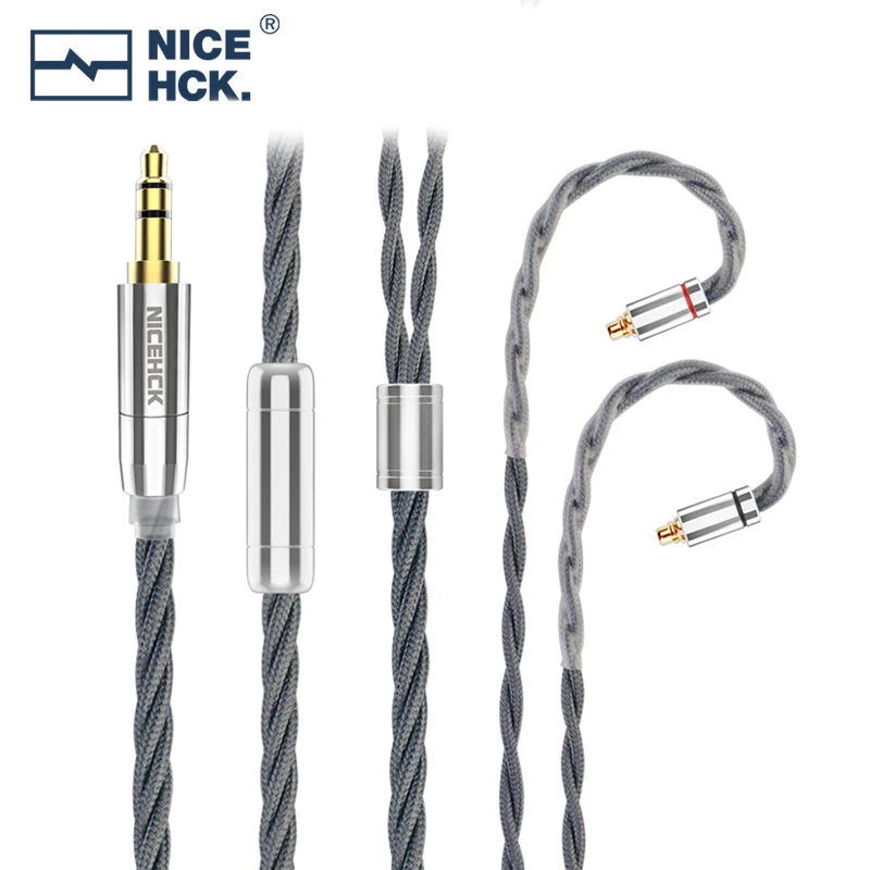 Nicehck greyflag 7n occ e 6n ofc mista flagship fone de ouvido substituir cabo 3.5/2.5/4.4mm mmcx/0.78mm 2pin para ST-10S alto topguy