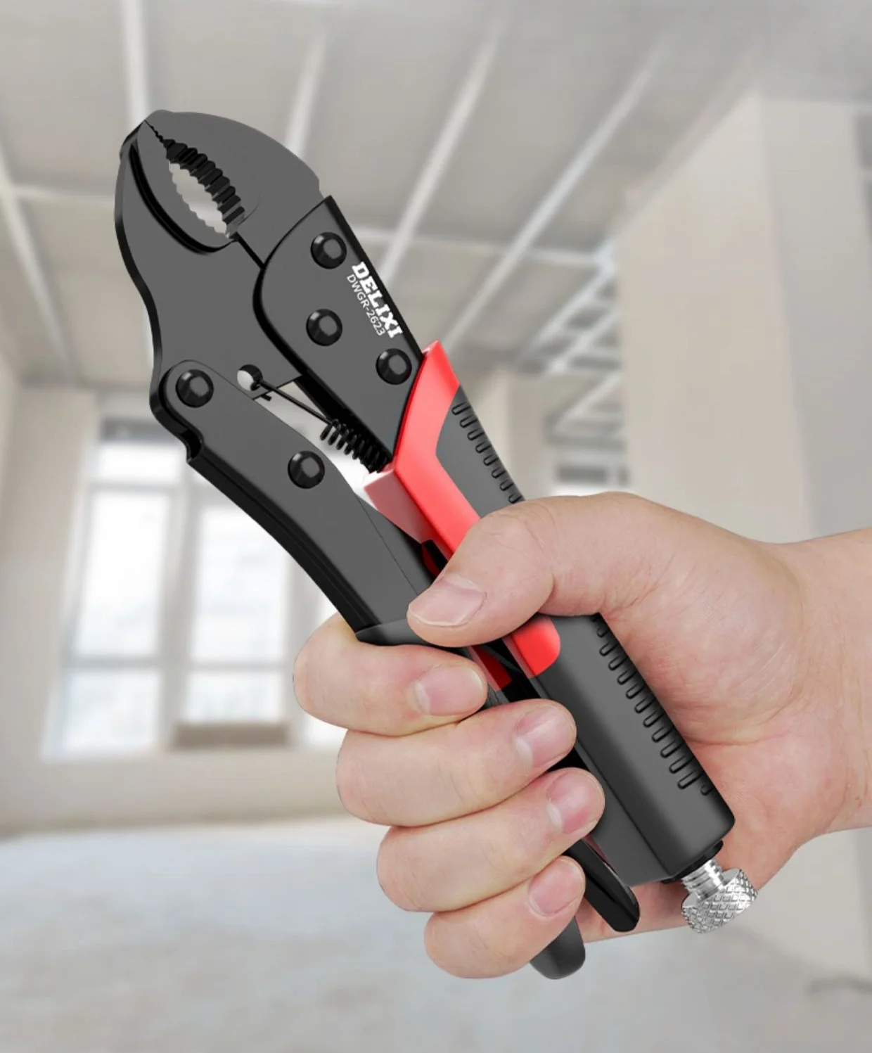 Allsome Strong Pliers Multifunction Clamp Tool Universal Pressure Pliers Industrial Grade Manual Fixed Universal Pliers