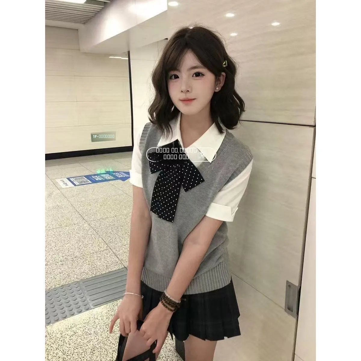 

College Sle orm JK Вязаный свитер ort Sve Многослойный женский полный комплект Весна Осень Faion Студенческая рабочая одежда