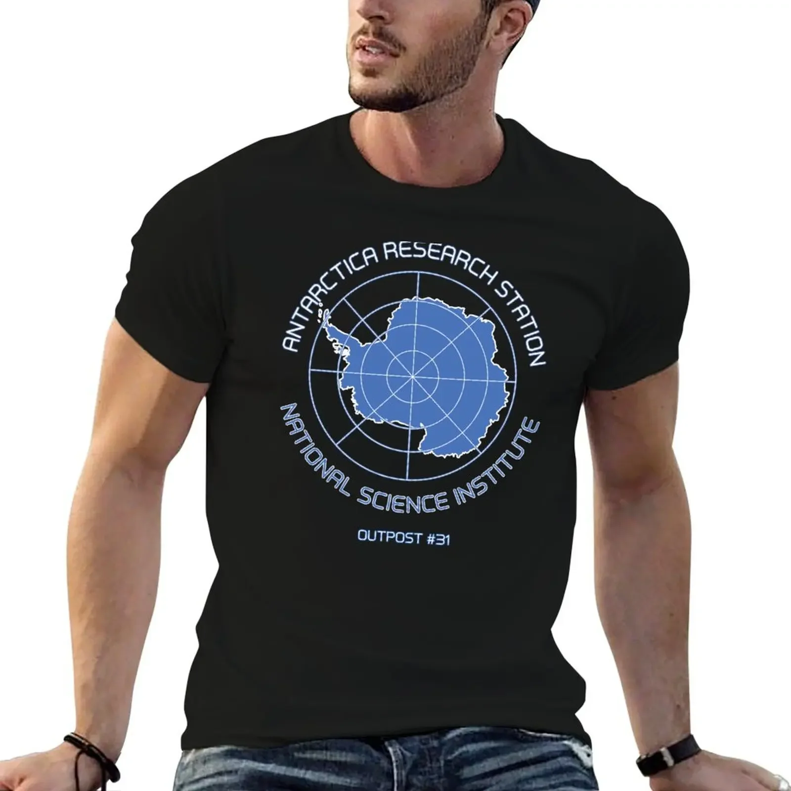 

The Thing - Antarctic Research Station Outpost 31 T-Shirt summer clothes summer top heavyweights T-shirt men