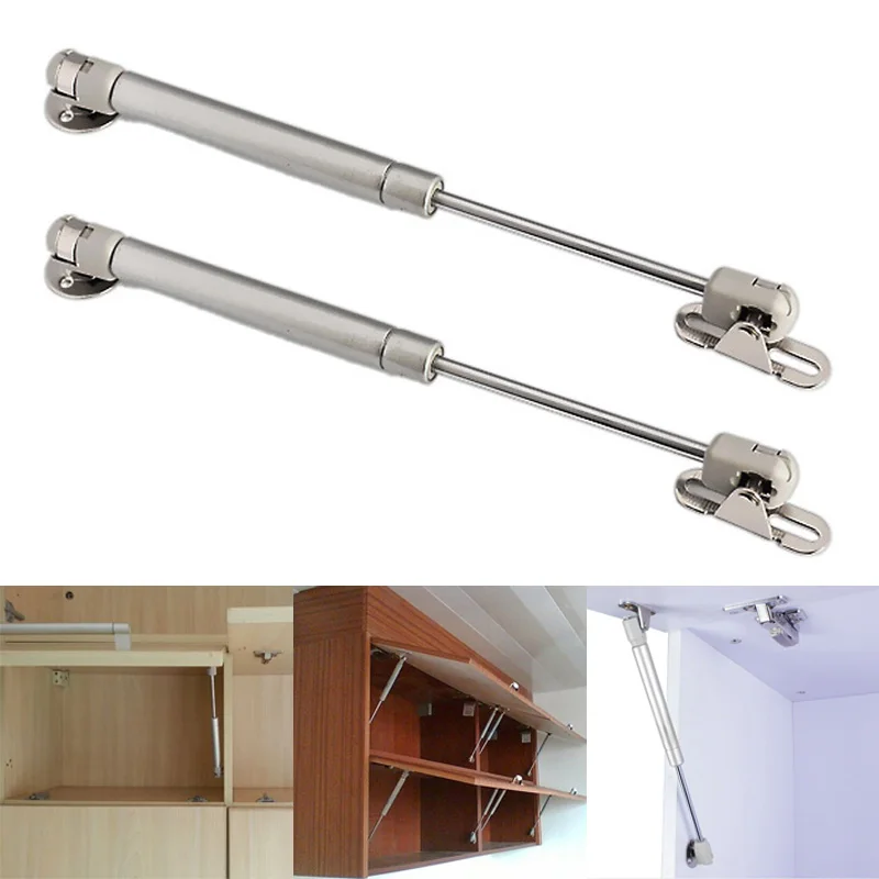 

100N 10kg Cabinet Hinges Furniture Door Lift Pneumatic Support Hydraulic Gas Spring Kitchen Cupboard Door Lifting Support Tools