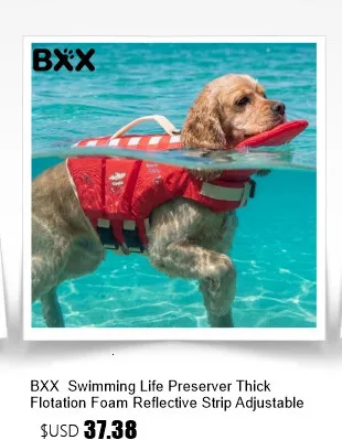 High Buoyancy Dog Life Jacket Adjustable Safety Flotation Vest For Small Medium Large Dogs Swimming Activities