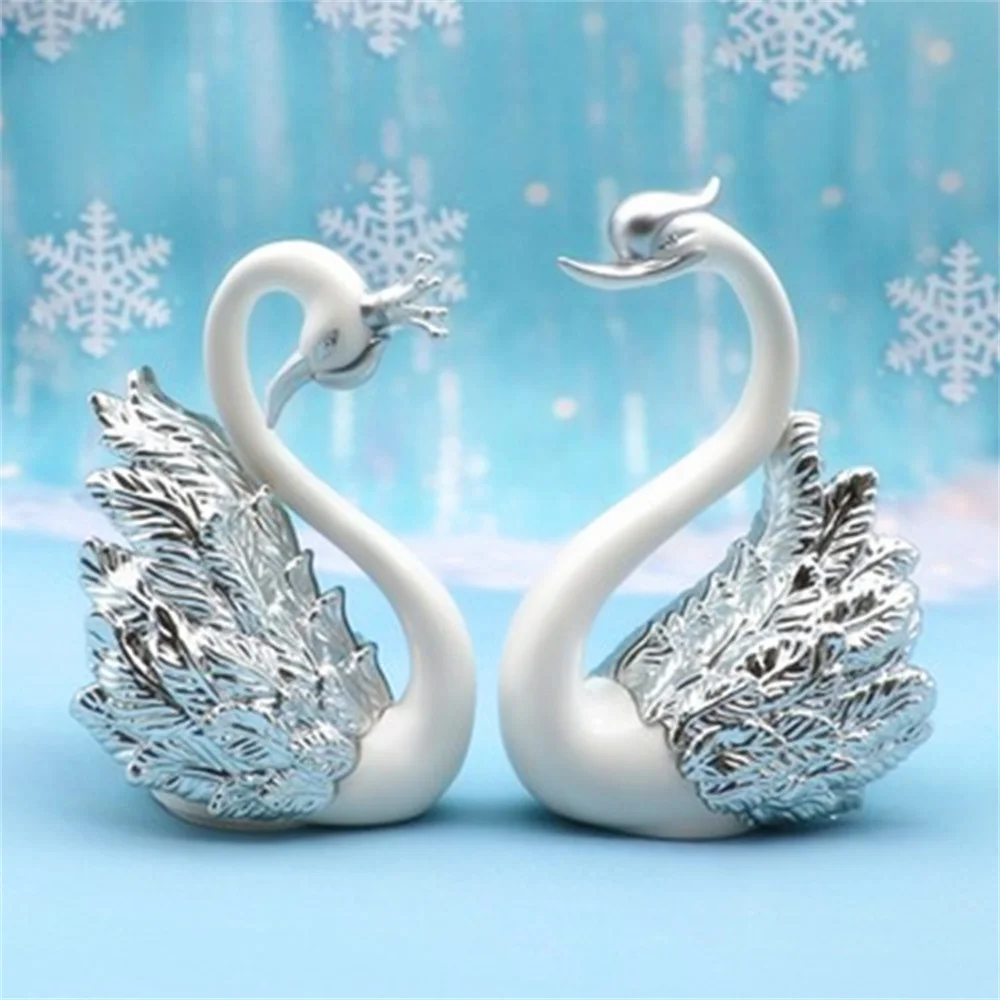 Bakery Decorations Exquisite Workmanship Elegant Design Cute Sought After Charming Best Seller Luxury Cake Decoration Swan Crown