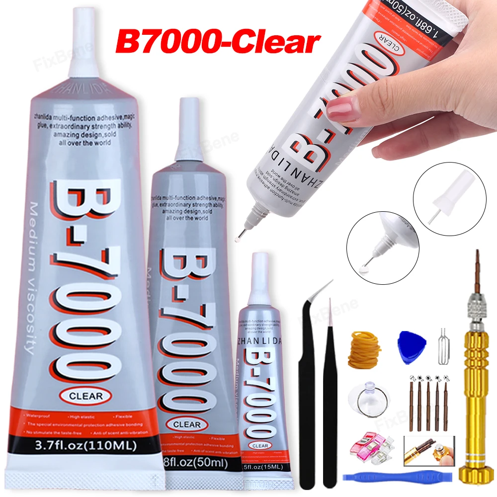 الهاتف الخليوي المتكلم الغراء لاصق عرض قوي الغطاء الخلفي مجموعة أدوات إصلاح Zhanlida حجر الراين الأقمشة سيارة البلاستيك نموذج تسرب