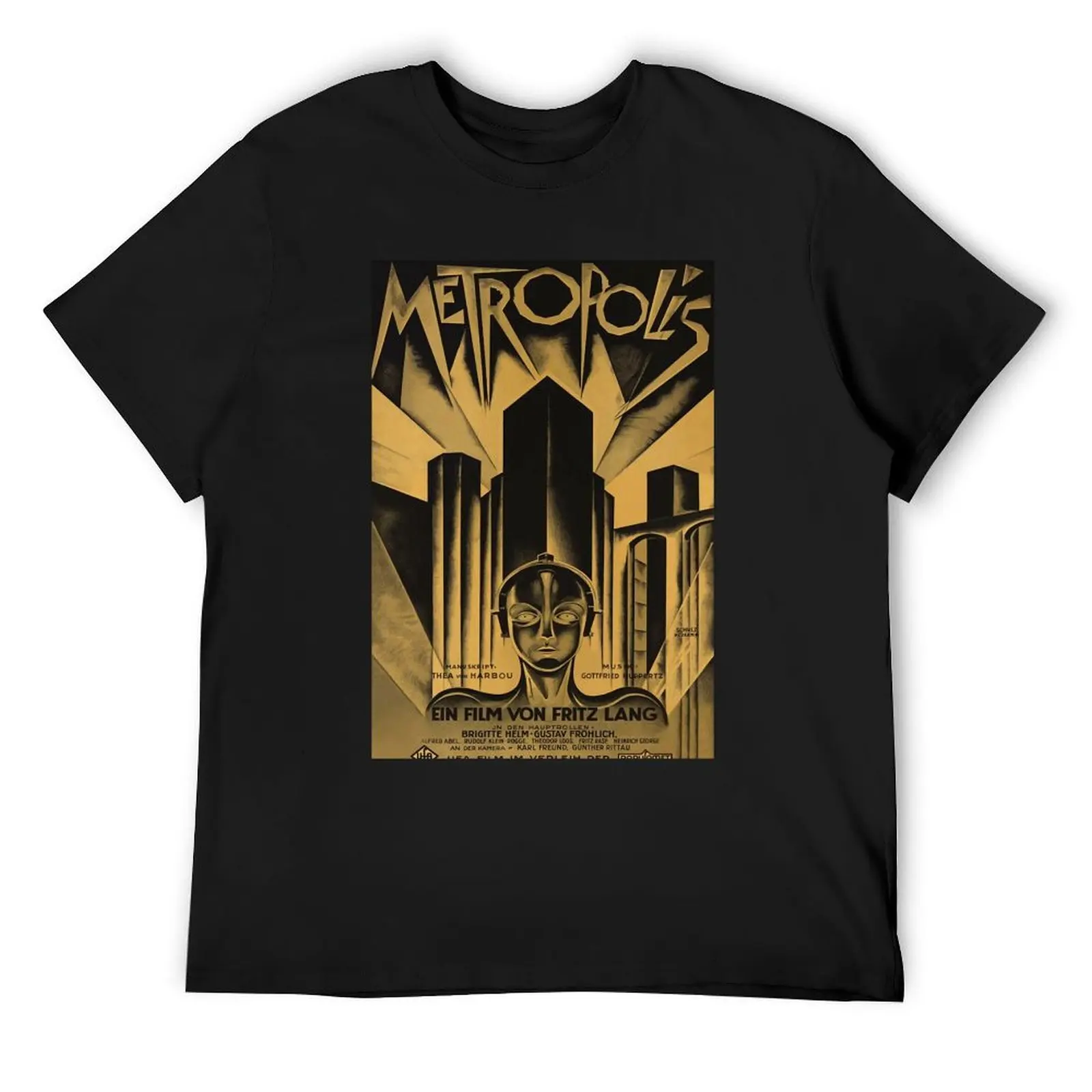 Metropolis, Fritz Lang, 1926 - vintage movie poster, b&w Classic T-Shirt blanks designer shirts sweat luxury clothes men