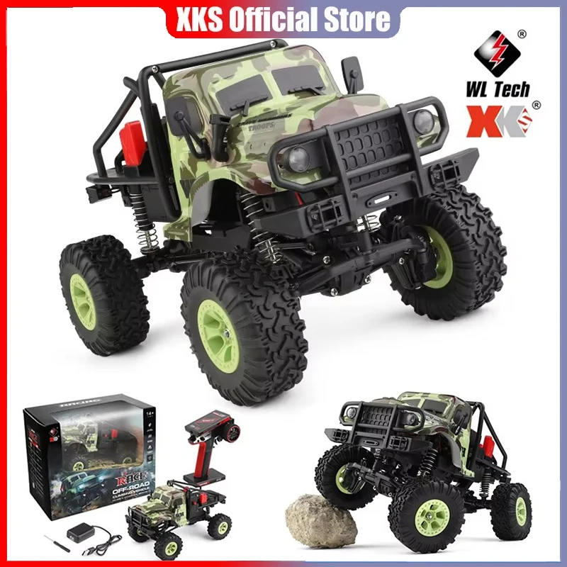 

WLtoys 184021 Rc автомобиль 4WD электрический внедорожник для скалолазания в масштабе 1:18 дистанционное управление высокоскоростной гусеничный автомобиль для скалолазания игрушки для детей