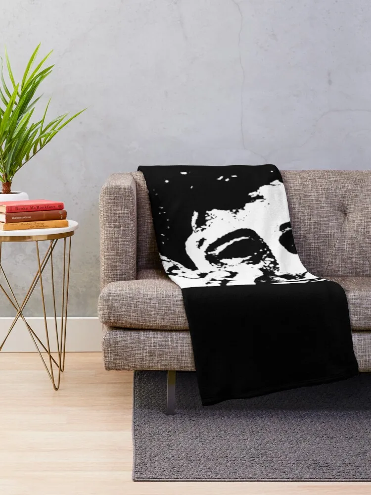 Shane MacGowan the pogues black and white print Throw Blanket warm for winter Luxury Brand Large Blankets