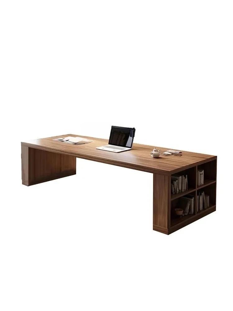 

A15 North America Black Walnut Home Bedroom Study Desk Work Large Board Desk