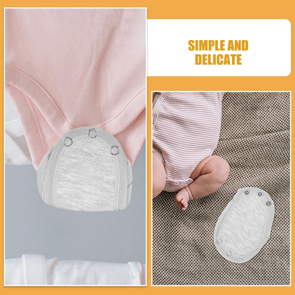 

9Pcs Baby Bodysuit Extender Double Layer Cotton Jumpsuits Extension Tool Kit