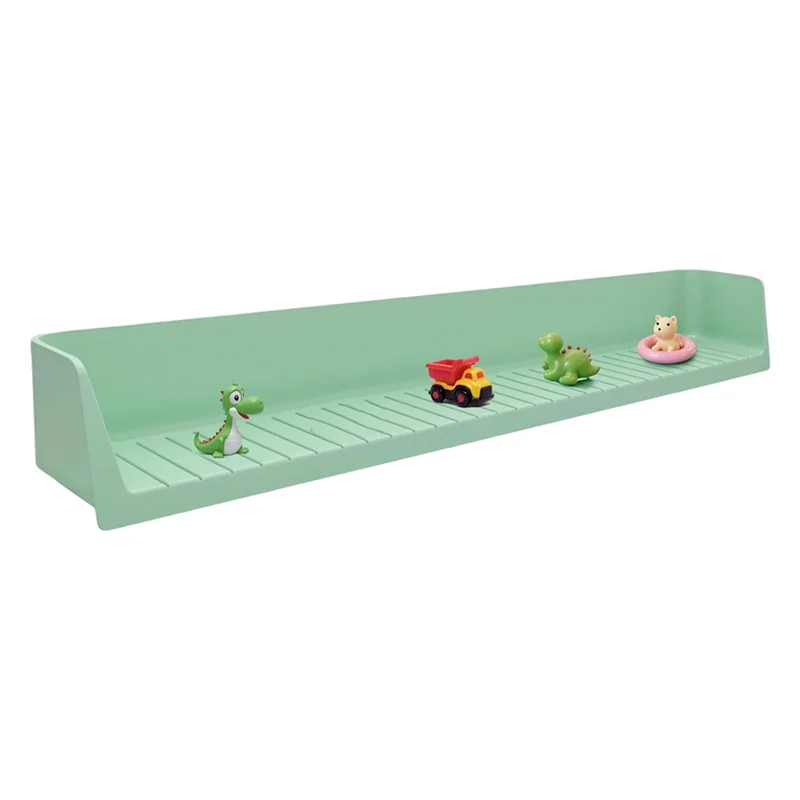 

A26F-Silicone Water Splash Guard For Bathtub Kids, Tray Holder, Longer Splash Guard For Tub