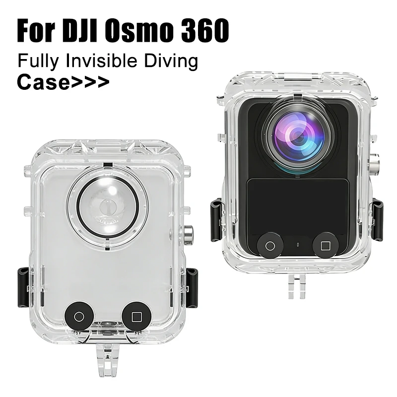 

Invisible Dive Case 40M Waterproof Housing Cover Underwater Protector Diving Box Shell For DJI Osmo360 Camera Accessories