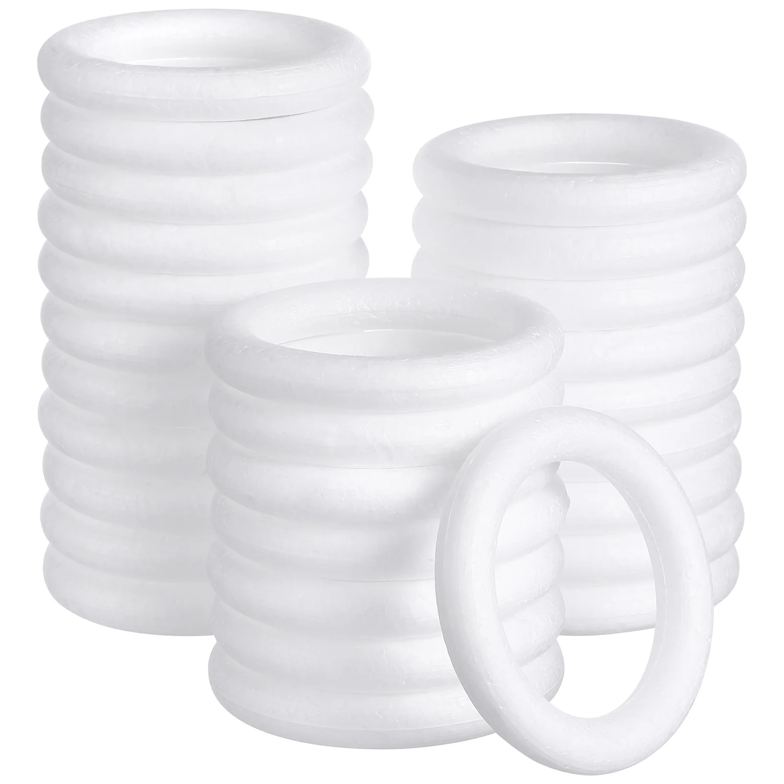 

30pcs Circular Ring Diy Material Craft Kit For Art Painting Projects Handmade Decor Accessory Foam Handicraft
