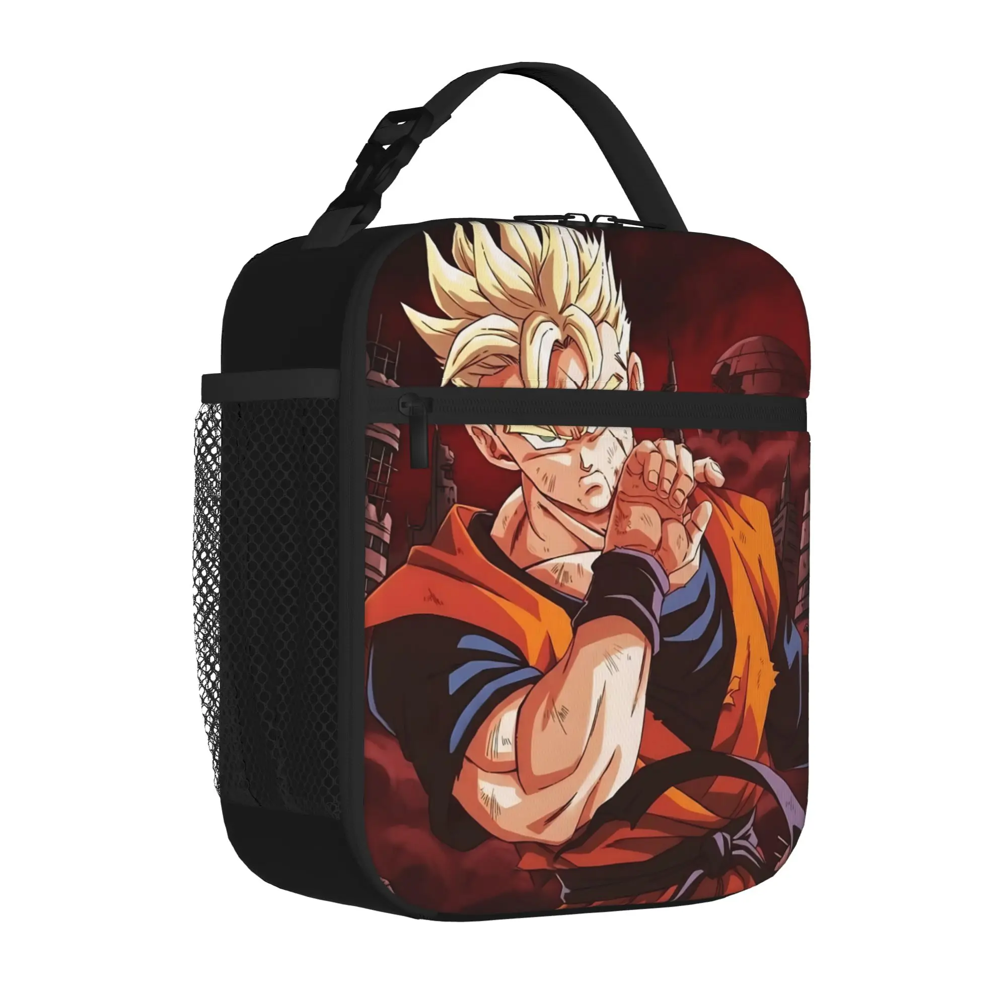 1 Piece For Students School&Office Food Container Great  Portable Pocket DRAGON BALL Zipper Closure Aluminum Foil Food Pouch