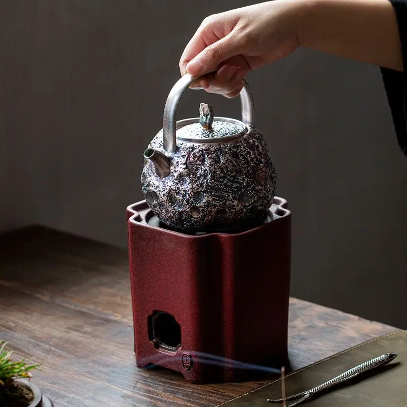 Teapot Chinese ceramic large capacity, boiling water to make tea, beam pot for household use, filter tea maker