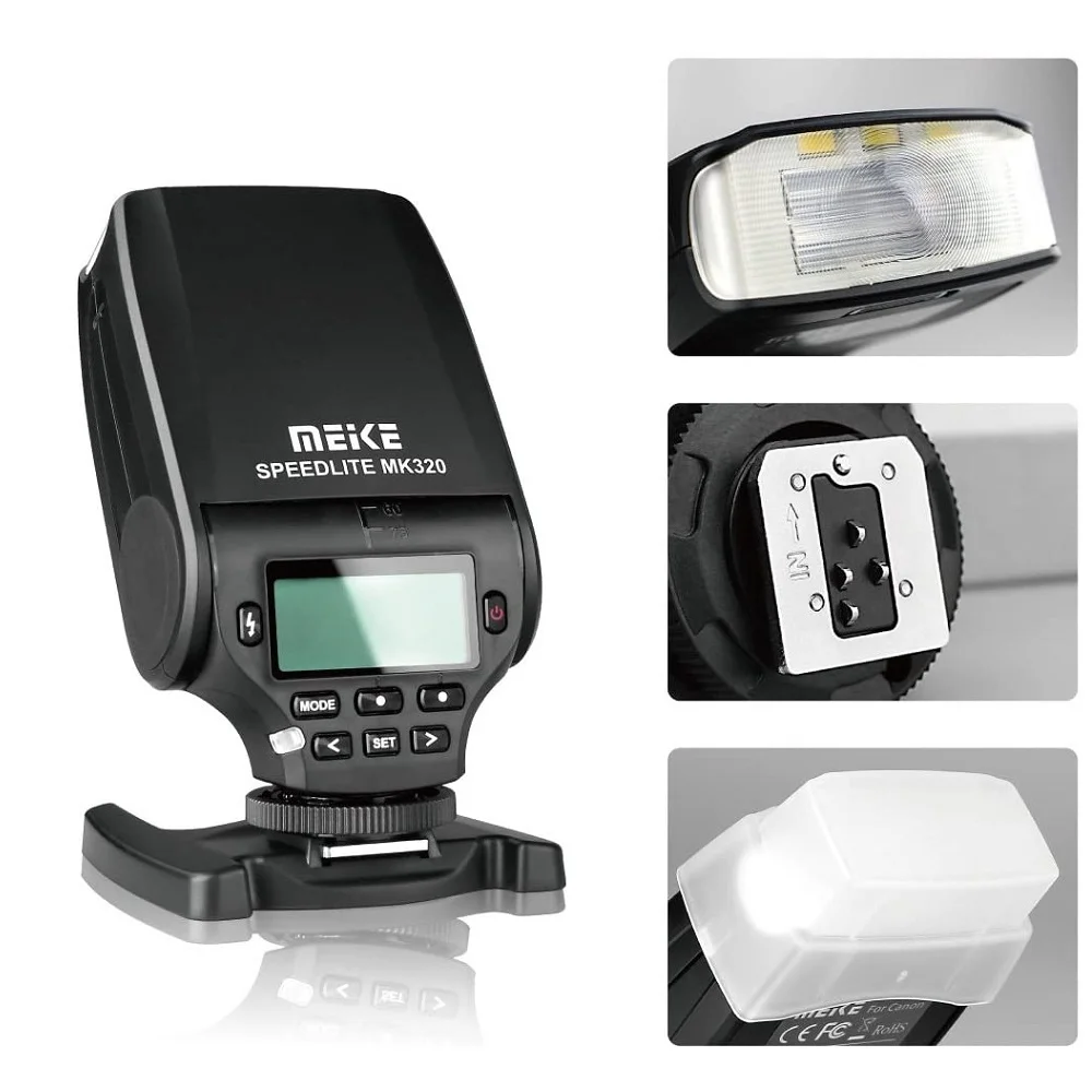 Meike MK-320 TTL Camera Flash Speedlite for Fujifilm X-T1 XT2 X-M1 X100s XT20 XT30 X-pro X-T3 X-A1 X-A2 X-E1 X-E2 X-E3 XT4 SL100 image 2