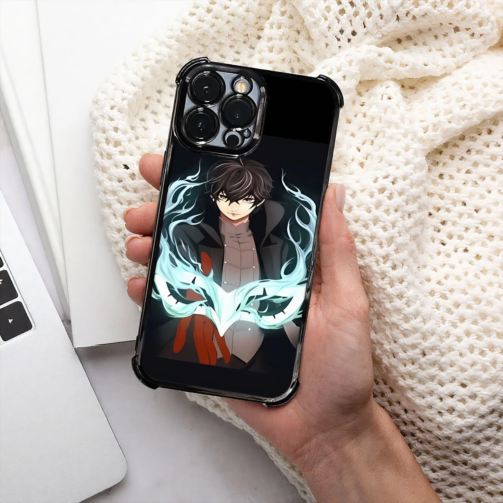 Coque de téléphone fanart pour iPhone 15, processus d'électrodéposition, divers modèles