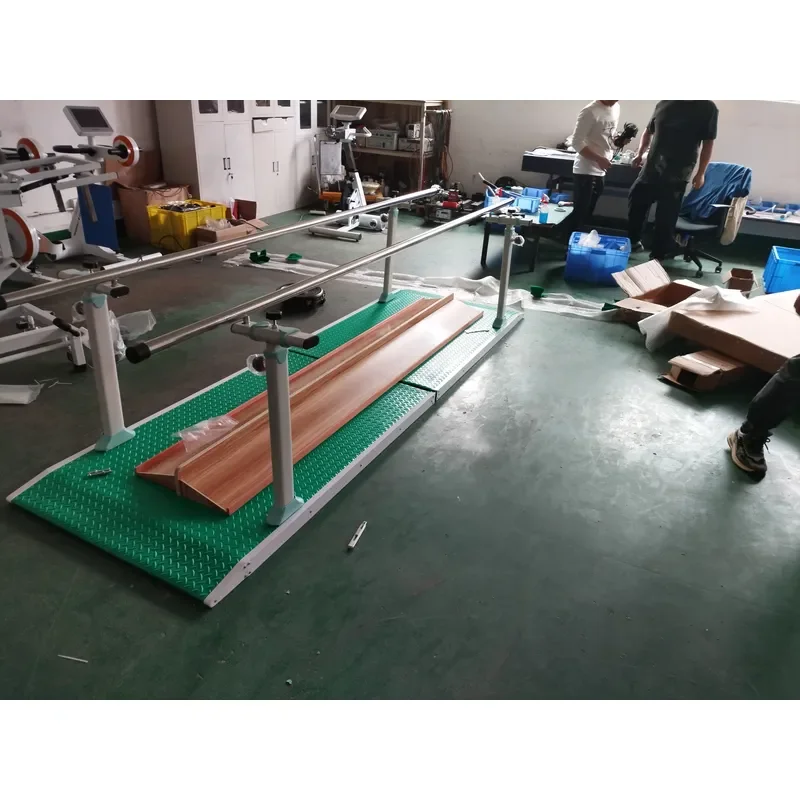 Adult and child rehabilitation parallel bars height adjustable physiotherapy equipment walking training device