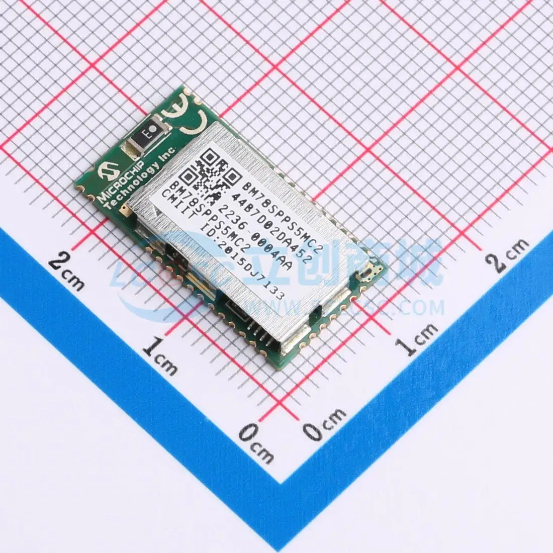 1pcs BM78SPPS5MC2-0004AA SMD I2C UART 1.5dBm BT/BLE low power Bluetooth Wireless Module for Smart Home System