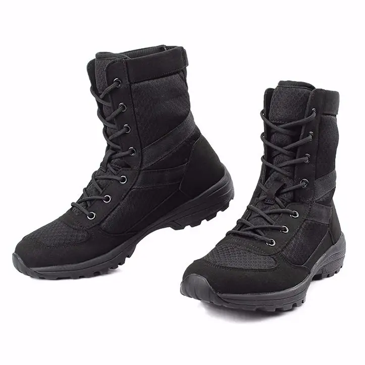 2024 New Men Summer Training High-Top Ultra-Light Breathable Mesh Outdoor Workwear Security Boots