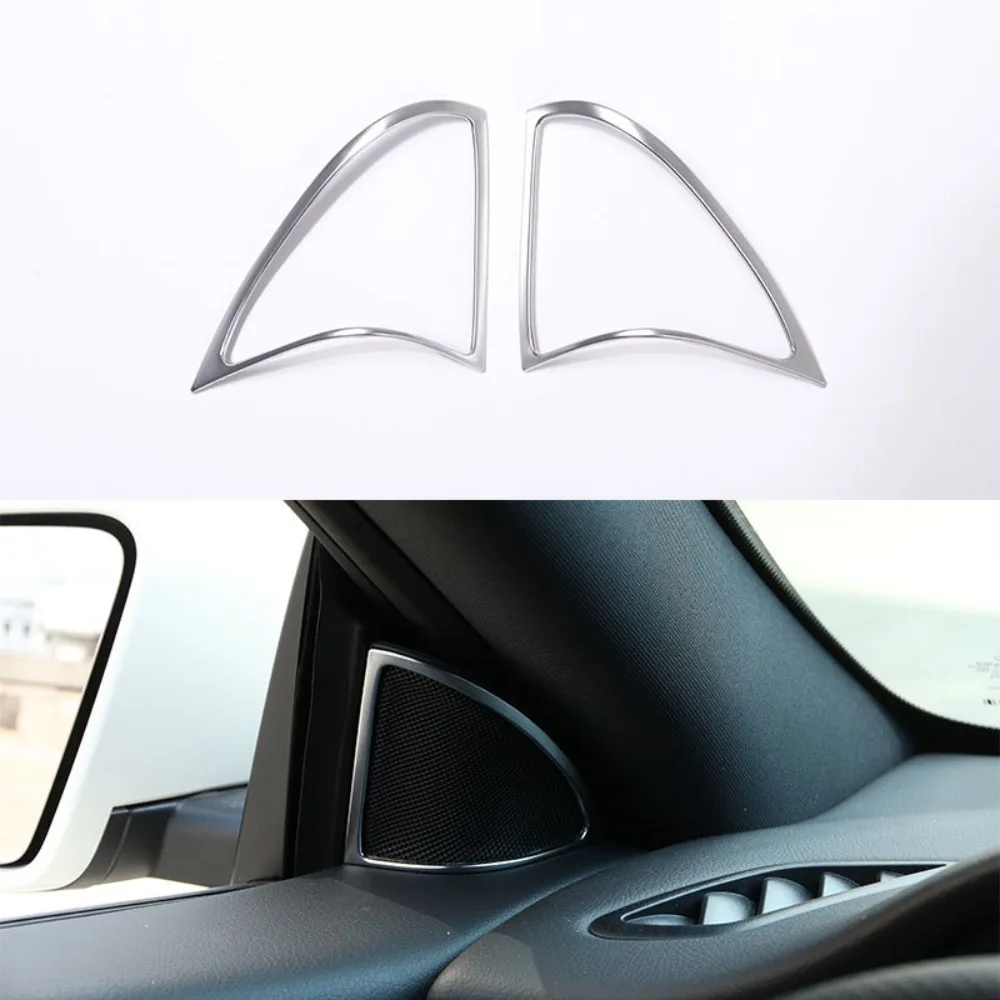 

Car Door Audio Speaker Decoration Frame Trim Cover For Mercedes Benz W176 X156 A GLA Class Interior Ring Accessories