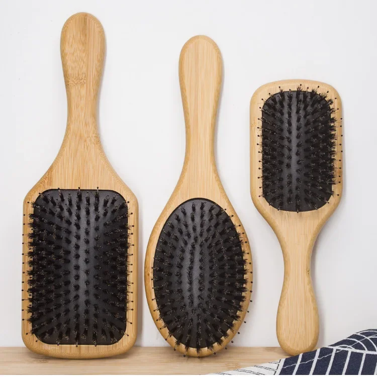 Combs Bamboo Air Cushion Massage Comb Smooth Hair Not Knotted Practical Comb High Elastic Head Massage Air Bag Comb Hair Brush