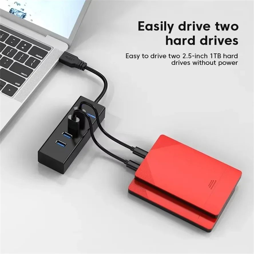 

USB HUB 3.0 4 Ports USB 2.0 Multi Splitter Adapter OTG For Xiaomi Lenovo Macbook Pro 13 Air Pro PC Computer Laptop Accessories