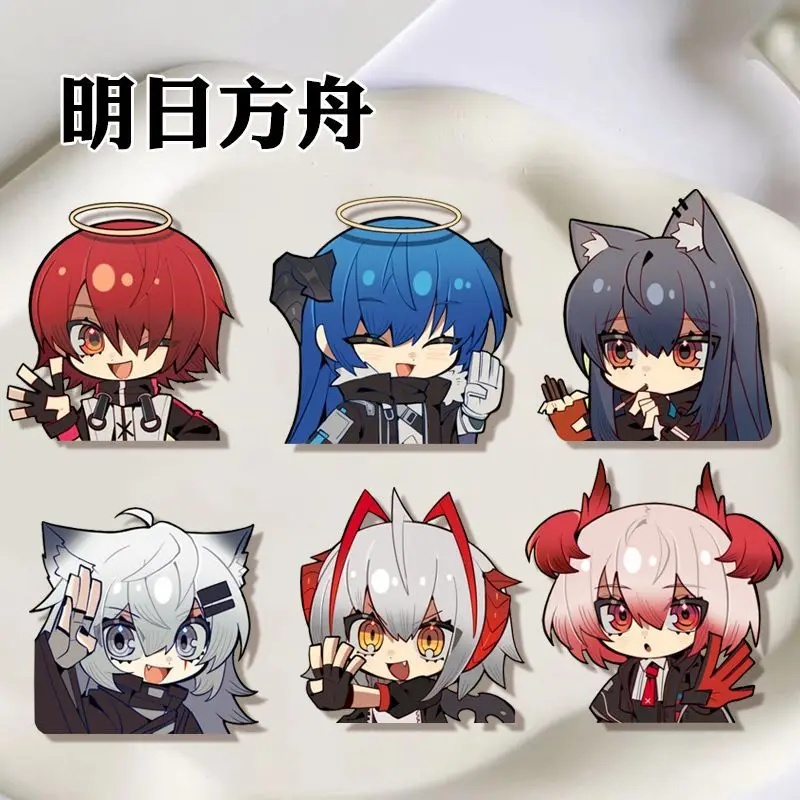 

6 шт. аниме Arknights Civilight Eterna, милый значок, куртка, джинсы, булавка с лацканами, коллекция, подарок на Хэллоуин, аксессуары, брошь, орнамент