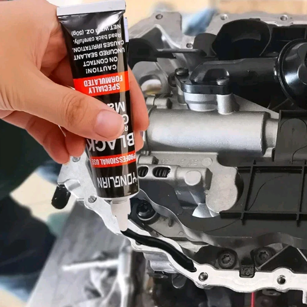 

50 г автомобильный герметик, силиконовая резина, водостойкая, устойчивая к высоким температурам, автомобильная прокладка, герметик для уплотнения двигателя автомобиля, мотоцикла