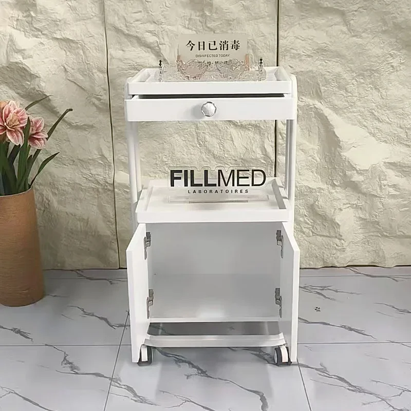 عربة ساحرة بسيطة وحديثة فاخرة ومستقرة ومنظمات جمالية ممتازة وعربات تخزين أثاث صالون Carrito Peluqueria