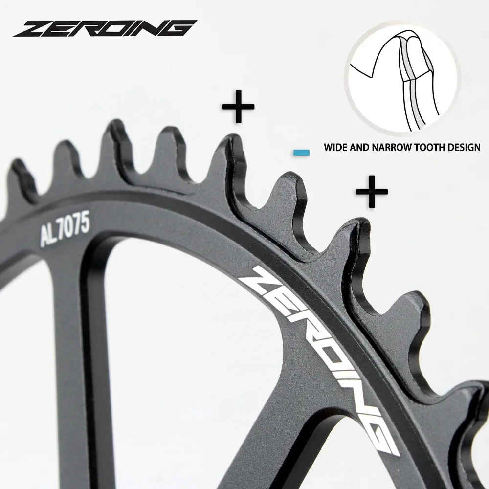 ZEROING Road Bike Chainring 40/42/44/46/48/50/56T Folding Bicycle Chain Wheel 8/9/10/11/12 Speed Gravel Chainwheel