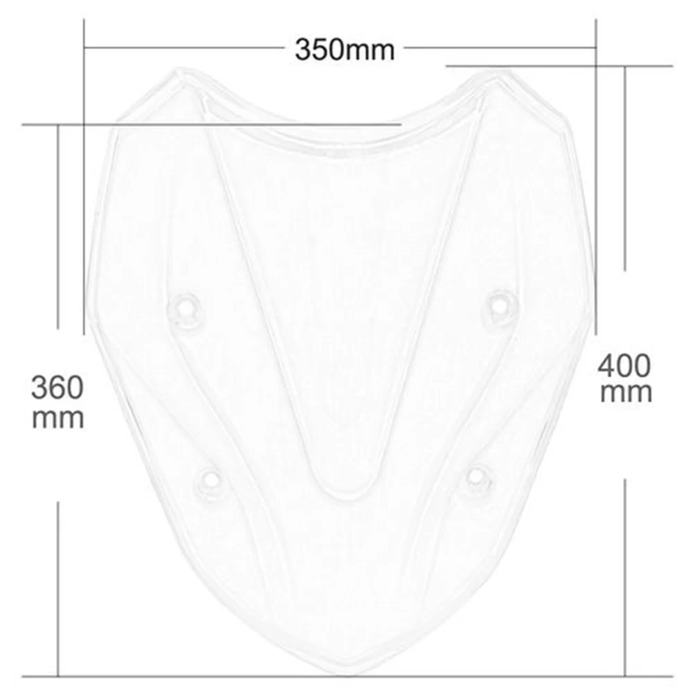 Osłona przedniej szyby z podwójną bańką do BMW S1000XR 2014-2019