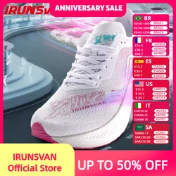 IRUNSVAN Men's Shoes Marathon carbon board Sneakers Running Shoes for Women Casual Walking Lace-up Training Lightweight Fashion
