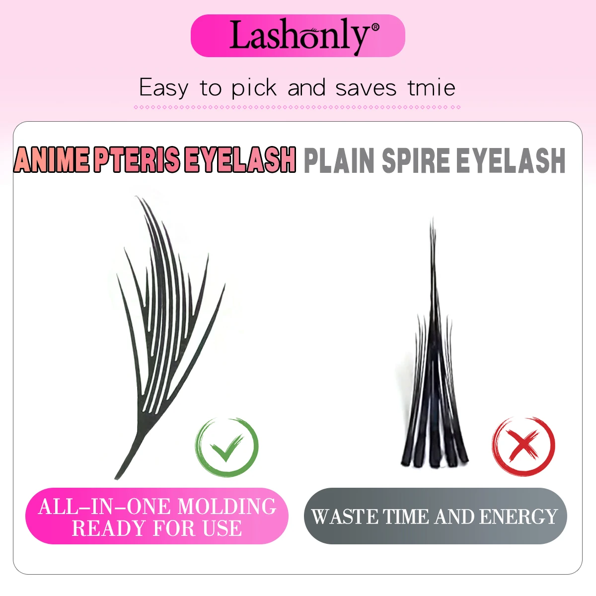 ラッシュオンリー フェザーシェイプ ミンクまつげエクステ アニメソフトプルーム プレメイドファン フラッタリングアイラッシュ コミックウィングエフェクト 目元美容用