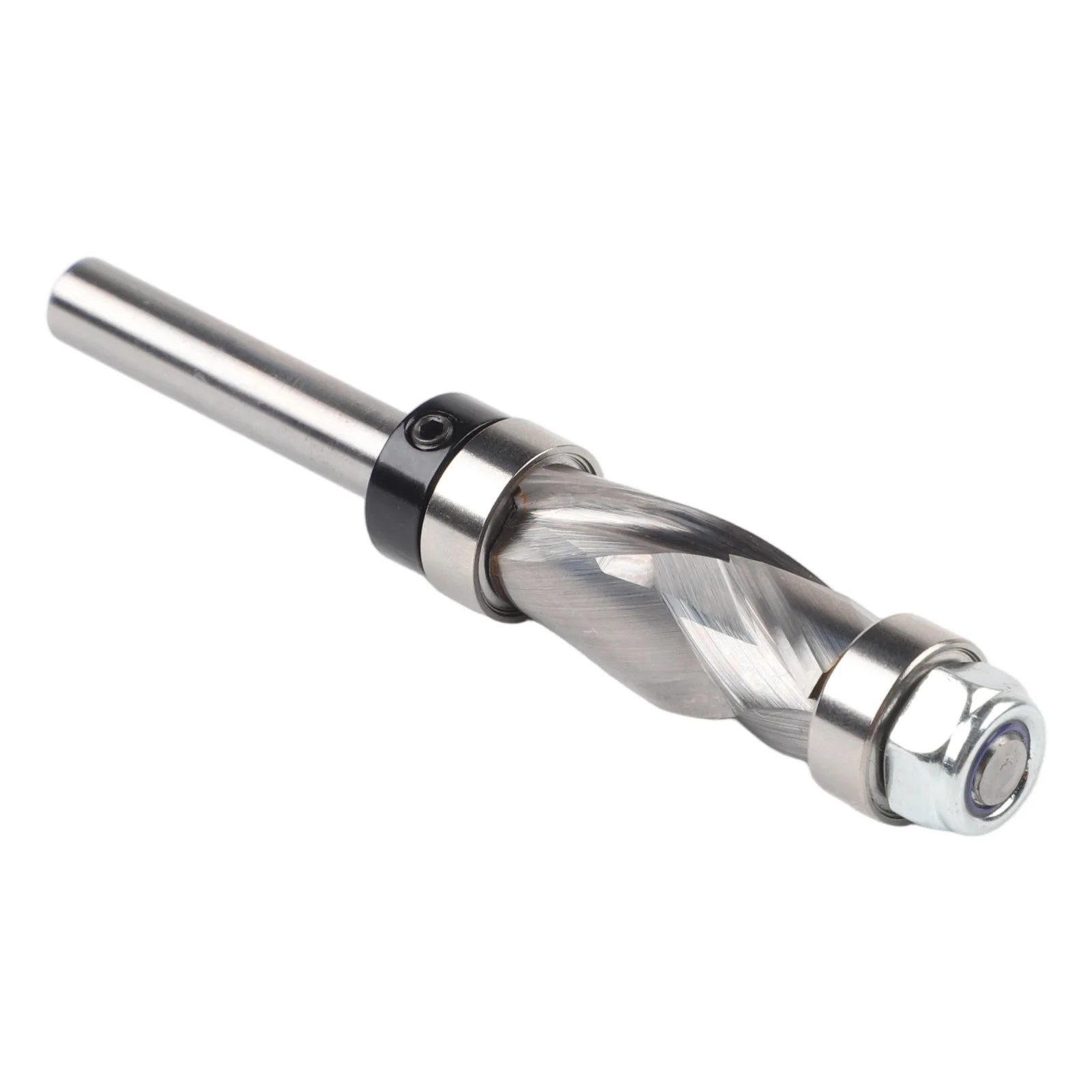 

Efficient Dual Bearing Spiral Router Bit for Precise Cuts Features a Standard 1/4 Inch Shank and 12 Inch Diameter