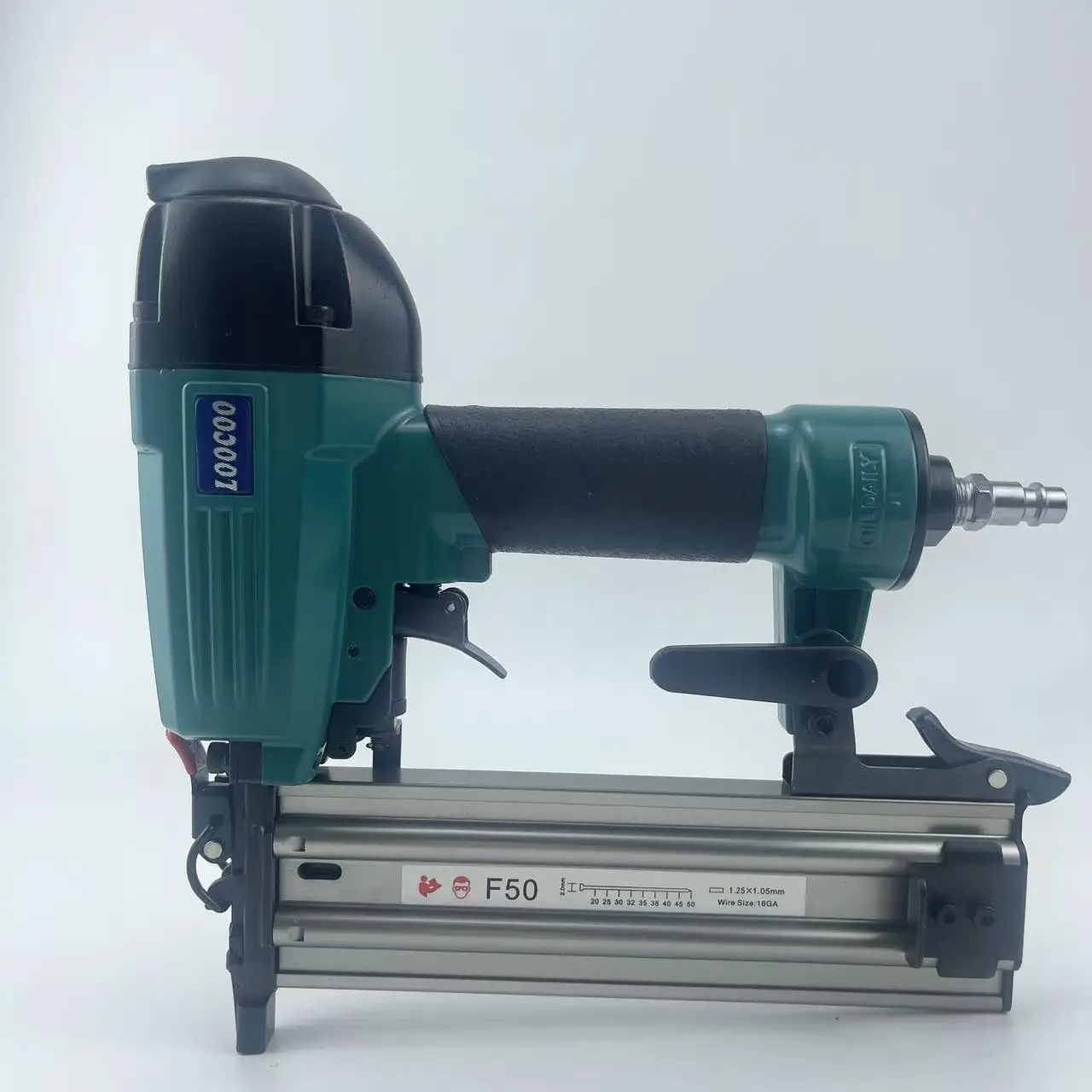 

F50C 18GA Pneumatic Brad Nailer Straight Nail Gun for Woodworking 4-7kg/cm² Air Required Furnishing Tools