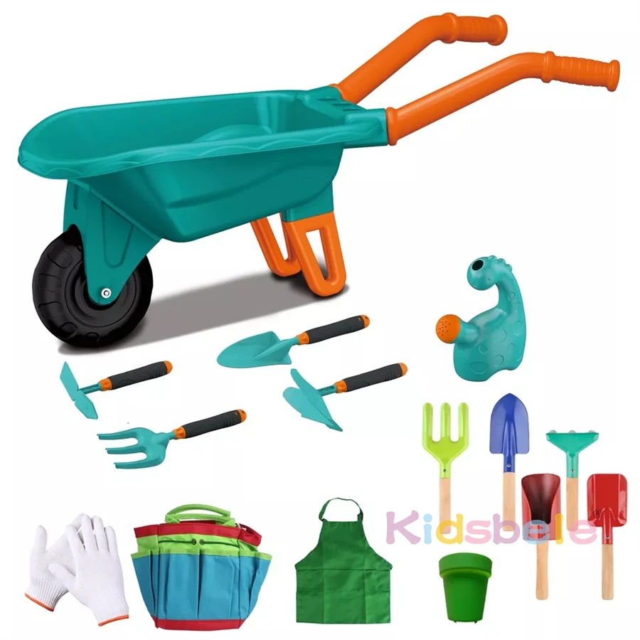 Gardening Tools for Kids Ages 2-4 Portable Watering Can Garden Planting Toys Outdoor Garden play Toys